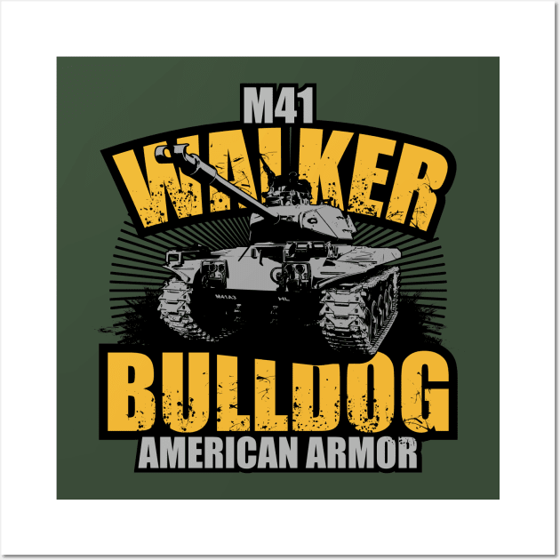 M41 Walker Bulldog Wall Art by Firemission45